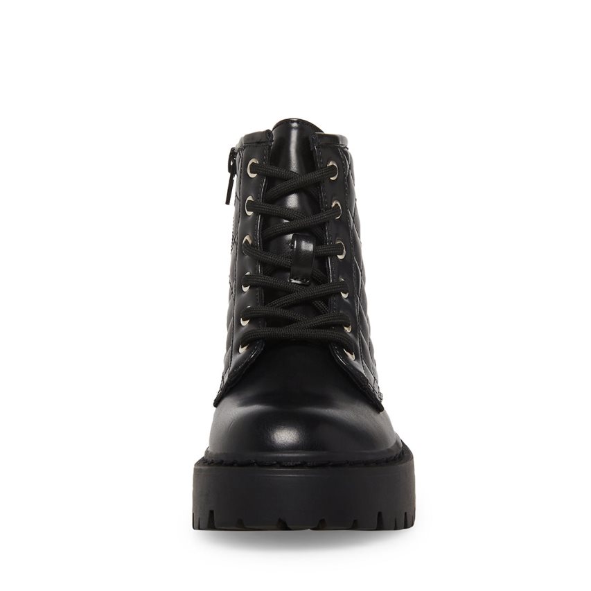 Black Steve Madden Jrockk Kids' Ankle Boots | PH 6104CGD